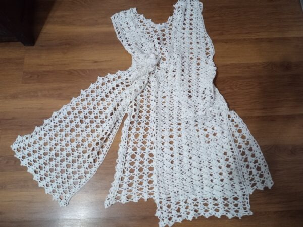 chaleco crochet, tejido de hilo, chaleco tejida, chaleco de hilo
