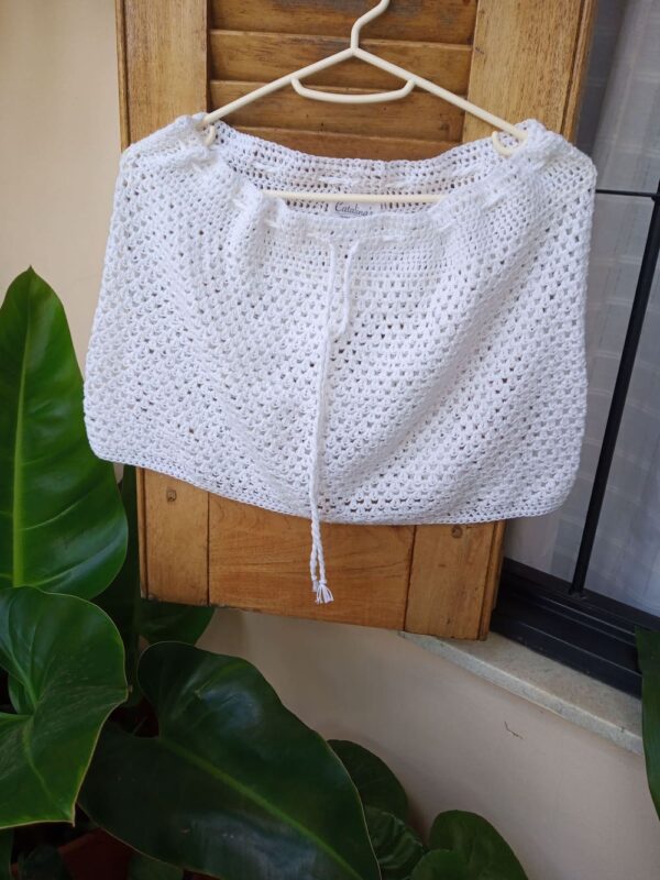 tejido crochet, tejido de hilo, pollera tejida, pollera de hilo