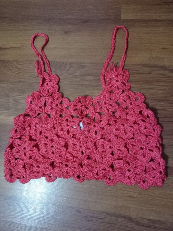 top crochet, tejido de hilo, top tejida, top de hilo
