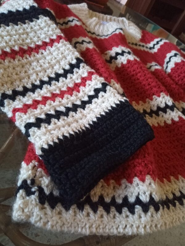 SWEATER RAYAS TRICOLOR - Imagen 3