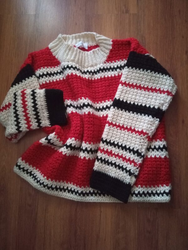 SWEATER RAYAS TRICOLOR